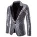 1 European And American Performance Dress Gold Sequin Korean Suit Nightclub Men's Wear Host Emcee Studio Jacket In Stock_voghion.com