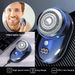 Mini rasoir électrique de poche pour hommes, rasoir portable USB, idéal pour les voyages_voghion.com