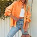 Damenbekleidung Boho Distressed Jeansjacke für Damen – Übergroßer Mantel mit Fransenverzierung und langen Ärmeln, lockere Passform, lässige Streetwear_voghion.com