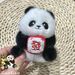 Cartone animato peluche panda prospero ciondolo fortuna bambola mahjong squisita piccola borsa regalo zaino decorazione_voghion.com