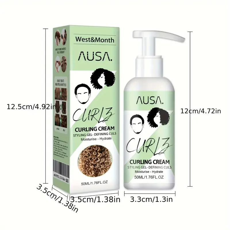 Crema volumizzante per capelli, anti-crespo, riccia, elastica, balsamo per capelli, volume, styling, definizione, crema nutriente_voghion.com