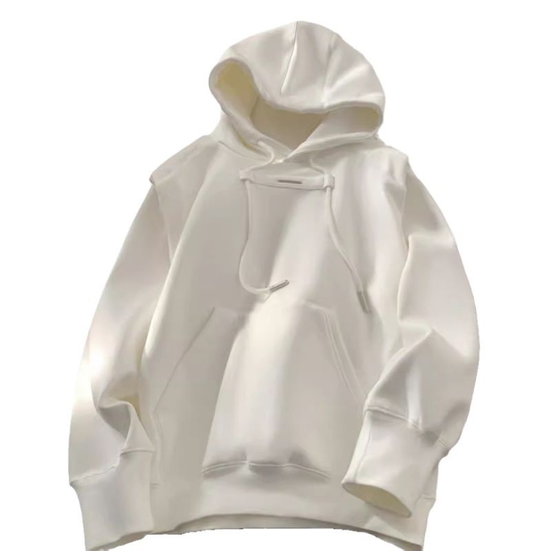 New hooded sweatshirt for men in autumn and winter, with a high-end feel and a cool and fluffy loose casual hoodie jacket_voghion.com