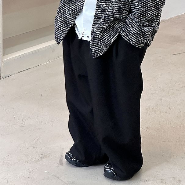 Abbigliamento per bambini Pantaloni sportivi tinta unita Pantaloni piccoli e medi_voghion.com