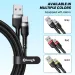 Elough Type Wire For Xiaomi Redmi Realme Poco Mobile Phone Fast Charging C Cable Type-C Charger Micro USB Cables_voghion.com