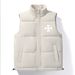 Gilet coordinato con stampa alla moda da uomo, in cotone e piumino, marchio di moda Y2K_voghion.com