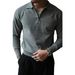 Men's Clothing Men's Washed Knitted Polo Shirt Sweater Retro High End Fashion Brand Lapel Casual Bottoming Shirt Jacket_voghion.com