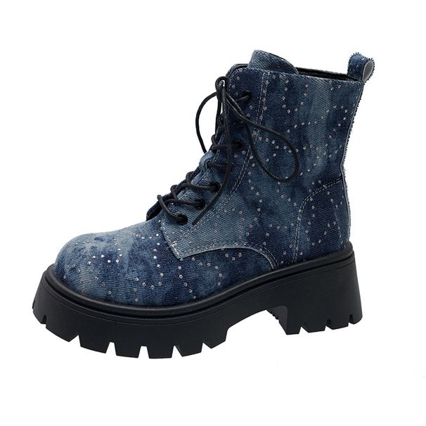 35-41 Large Martin Wide Women's Thick Sole Short Spring Autumn Plus Size Chunky Boots_voghion.com