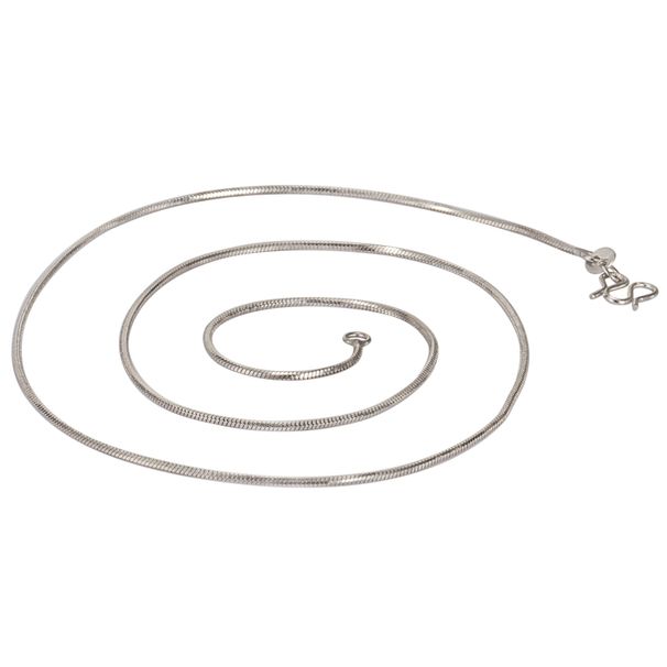 Yihua Short Collarbone Korean Version Fashionable Versatile Octagonal Snake Bone Necklace Plain Chain_voghion.com