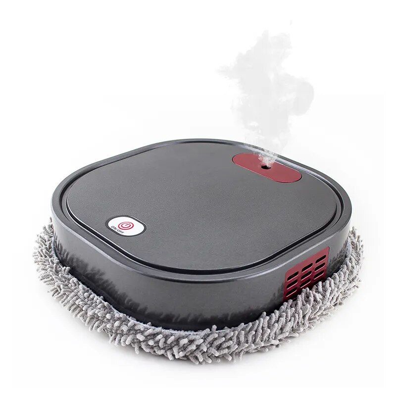 Robot nettoyeur intelligent rechargeable 2023, nettoyeur à pulvérisation sec et humide, aspirateur robot 3 en 1 pour balayage et nettoyage à domicile_voghion.com