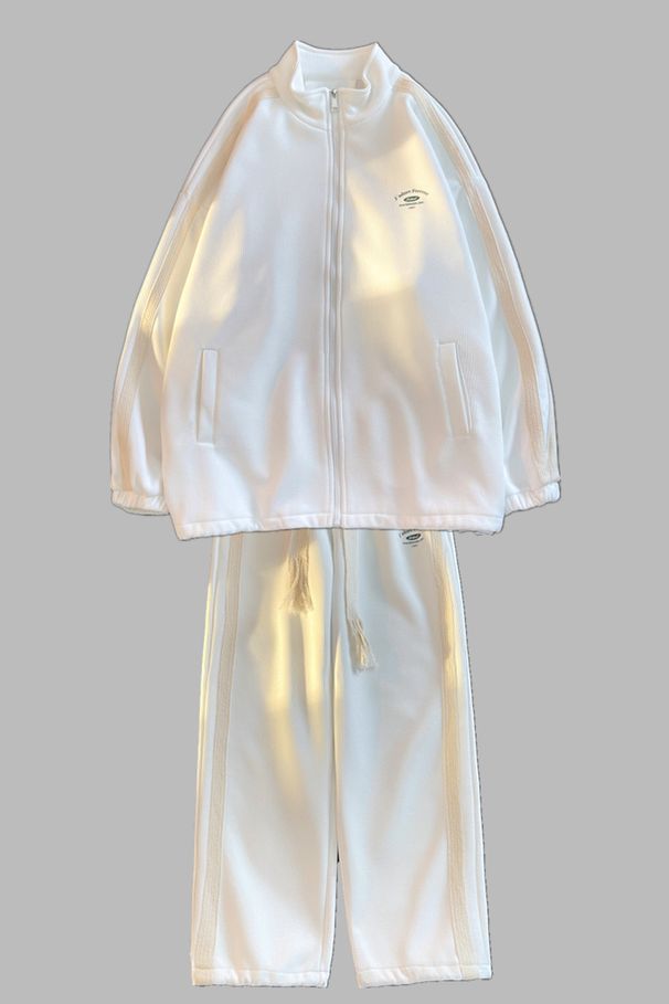 Herrenbekleidung Große Größe Lockere Hübsche Trendy Sweatshirts Für Junge Männer Ein Satz Klassenuniformen_voghion.com