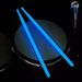 5a fluorescent drum stick luminous drum stick drum kit luminous drum stick jazz stage performance nylon luminous drum stick_voghion.com