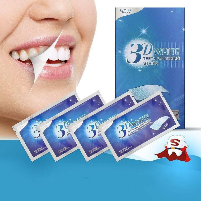 3D VALGE hambakleebised Valgendavad kleebised Ilusad hambakleebised Pimestavalt valged 3D hambakleebised kollaste plekkide eemaldamiseks_voghion.com