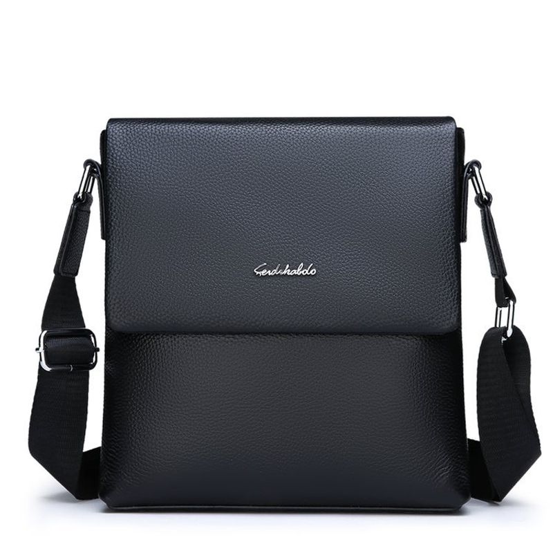 Borsa a tracolla da uomo, piccola, casual, in vera pelle, con tracolla superiore in pelle bovina, con tracolla singola_voghion.com