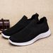 Unbeatable Quality Spring Style Flying Woven Men's Comfortable And Breathable Casual Middle-aged Dad's Shoes, Mesh Surface, One Foot Lazy_voghion.com