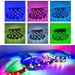 5050 RGB LED Strip Lights With 24-Key Remote & Bluetooth, 5V USB TV Backlight, Adjustable Mood Lighting For Home Decor_voghion.com