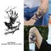 Eagle Tattoo Sticker Sleeve – Realistic Temporary Tattoos For Men, Waterproof & Long-Lasting, Herbal Juice Formula, Full Arm Design (11x18cm)_voghion.com