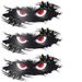 Hide And Seek Angry Eyes Interesting Monster Peeping Cat Car Stickers Decoration_voghion.com