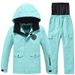 Moeder & Kinderen Sneeuwpak Set - Waterdichte & Warme Winter Skijas en Broek voor Jongens & Meisjes - Ademende Winddichte Sneeuwkleding voor Buitenactiviteiten_voghion.com