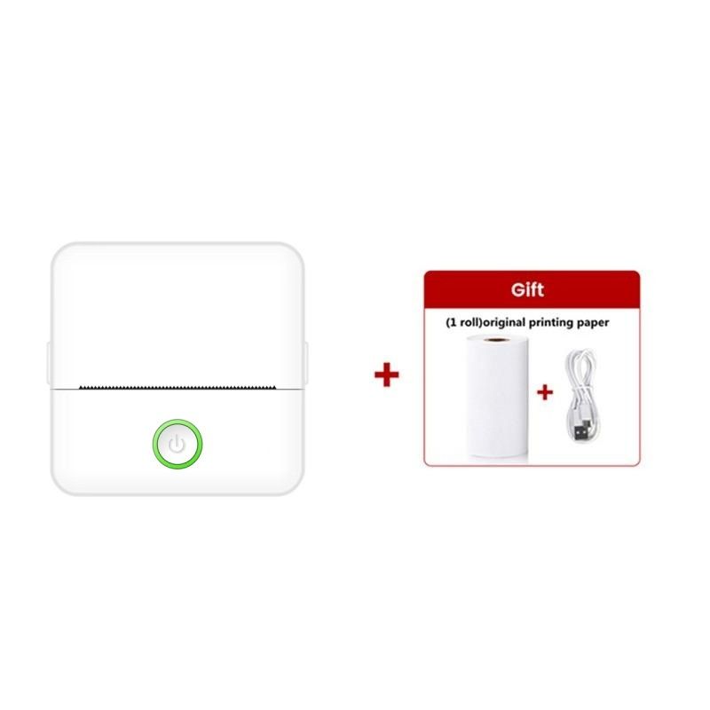 Wireless connected mobile phone Bluetooth ink-free multi-function small household mini printer_voghion.com