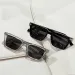 Designer Leisure Fashion Mens Womens Square Round Sunglasses Acetate Frame Temple With Metal Label And Signature Z1974U_voghion.com