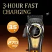 Professional Clipper Adjust Trimmer For Men Electric Fade Beard Rechargeable Hair Cutter hine Barber 9000RPM_voghion.com