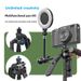 TOKQI Mobile Phone Selfie Stick Holder C11 Bluetooth Retractable Aluminum Alloy Integrated Tripod Live Selfie Artifact_voghion.com