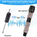 Heikuding Professionelles drahtloses Mikrofon Crystal Universal Schnurloses dynamisches Mikrofon für Party-Rede_voghion.com