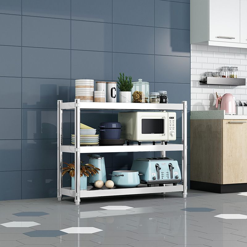 Mikrowellenständer aus Edelstahl – Modulares Küchenregal für Gewürze, Utensilien und Geräte – Platzsparender Organizer für Arbeitsplatte oder Boden_voghion.com