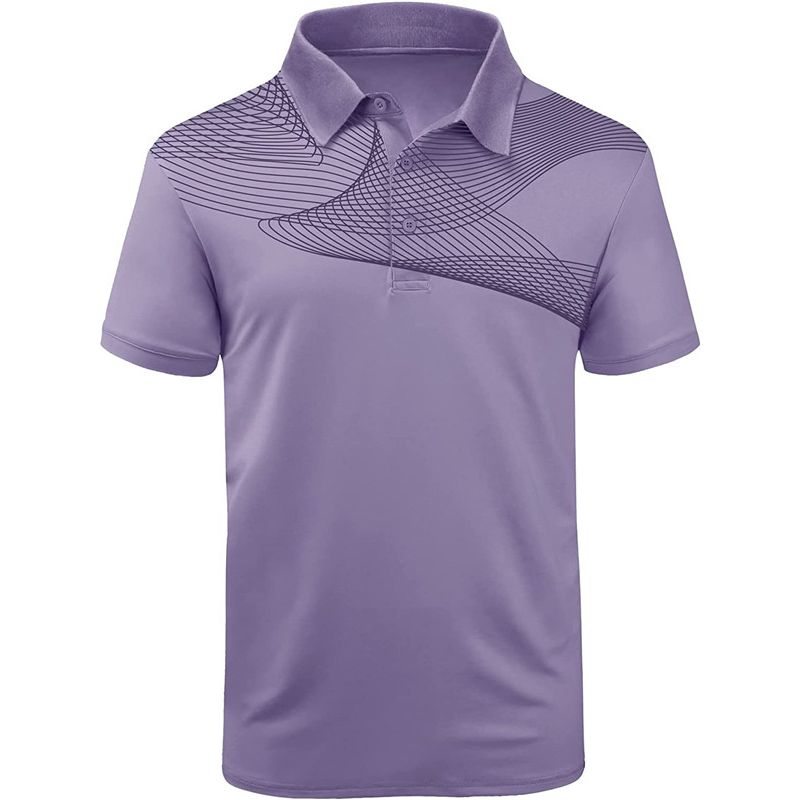 Gestreifte Kurzarm-Button-Down-Kleidung für Sommermänner Poloshirt 3D-gedruckte Grafiken für Männer Atmungsaktives Freizeitoberteil_voghion.com