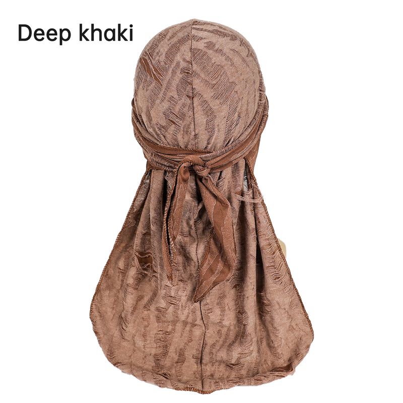 Men's Distressed Hip Hop Cap - Vintage Pirate Style Head Wrap (Breathable & Adjustable Urban Streetwear One Size Fits Most Black/Gray/Red)​_voghion.com
