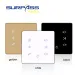Inteligentny system muzyki w tle do domu 2x15W Bluetooth Mini Touch Key Wzmacniacz ścienny Obsługa dźwięku stereo USB/karty SD_voghion.com