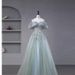 Elegant Off-Shoulder Ball Gown – A-Line Tulle Dress For Concerts, Recitals & Formal Events (XS-3XL)_voghion.com