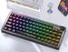 Attack Shark K75RGB Wireless Mechanical Bluetooth Transparent Gasket Hot-Swappable Keyboard_voghion.com