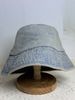 Retro Washed Bear Denim Bucket Hat Women's Sunshade Versatile Outdoor Travel Shows Washbasin Hat Tide_voghion.com