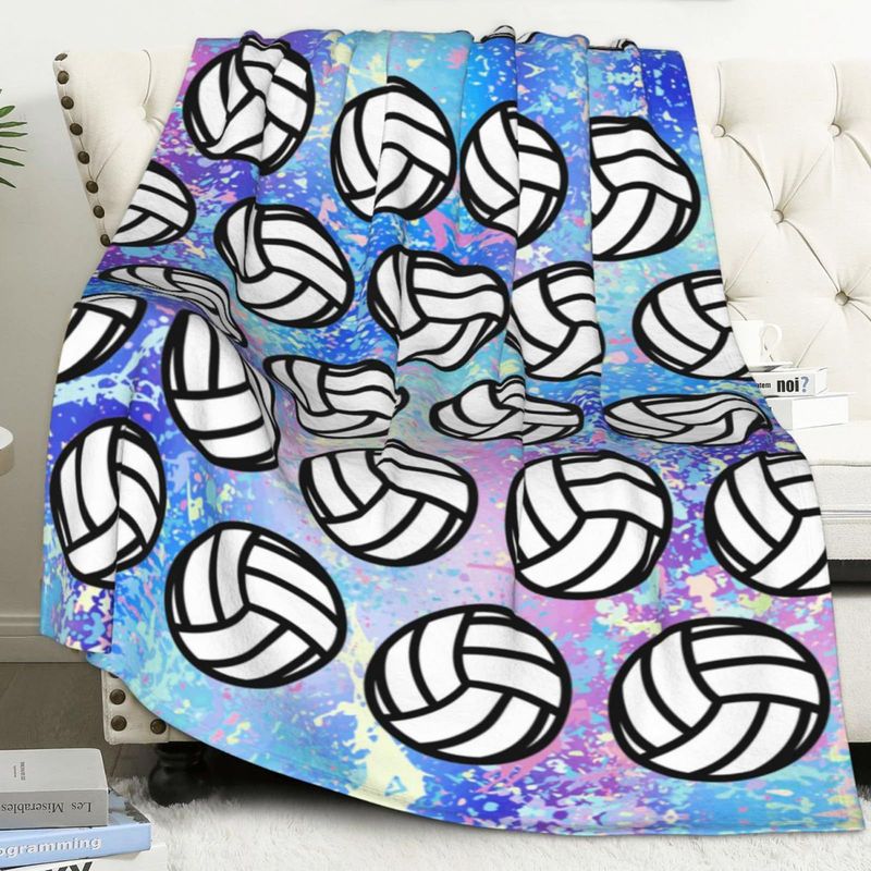 Football Pattern Blanket Holiday Blanket Soft And Comfortable Flannel Warm Home Essential Printed Blanket Men And Women Gift_voghion.com