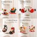 Christmas Resin Ornament Set – Classic Santa & Snowman Hanging Decor For Tree, Gifts & Festive Displays (11 Unique Style Combinations)_voghion.com