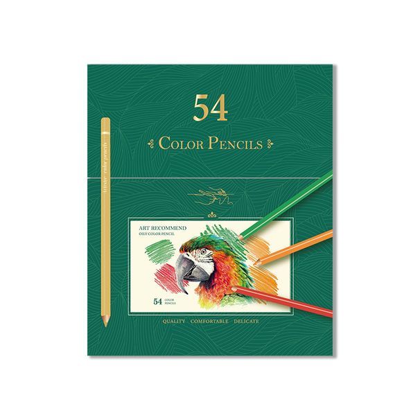 Set di matite colorate professionali a base di olio da 120 colori - Matite da disegno di qualità artistica di alta qualità con confezione regalo, ideali per schizzi, ombreggiature e colori._voghion.com