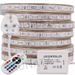 Dimmable 5050 SMD RGB LED Strip Rope Tape 220V Waterproof IP67 UK Plug + Remote_voghion.com