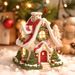 New Snow House Aromatherapy Burner Night Light Home Living Room Christmas Atmosphere Decoration Creative Ornament_voghion.com