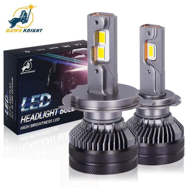 DAWNKNIGHT K5C 4300K 110W H7 H4 Lampe Doppelkupferrohr 3000K Lichter für Auto H1 H11 HB3 9005 HB4 9006 Led-Scheinwerferlampe_voghion.com