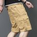 Premium Products Premium Products Modische Seven Work Shorts für Herren im Sommer, neue lockere, elastische Split-Hose mit mehreren Taschen für Jugendliche_voghion.com