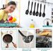Set da cucina in silicone da 7 pezzi: spatola, cucchiaio e cucchiaio per pasta_voghion.com