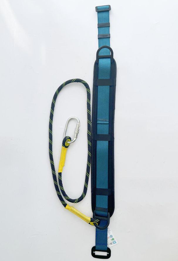 Single Elastic Rope High Altitude Work Electrician Quick Release Double Safety Waist Belt_voghion.com