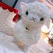 Peluche de adorable ovejita blanca, juguete suave con cascabel, muñeco de peluche, lindo corderito_voghion.com