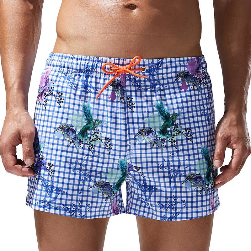 Pantalons de plage pour hommes, shorts trois-quarts décontractés à la mode, pantalons de plage en bord de mer en gros_voghion.com