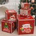 Set de 5 cajas de regalo navideñas - Embalaje de regalo navideño estilo europeo y con dibujos animados para pequeños obsequios (papel no patentado)_voghion.com