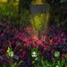 Luzes solares para flores ao ar livre - Luzes de LED à prova d'água para decoração de gramados, quintais e caminhos (estrutura de ABS, brilho ajustável IP65)_voghion.com