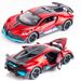 1:32 Leģēta automobiļu modeļa simulācija Modelis Sporta automašīna 86 Skaņa un gaisma, atvelkama bērnu rotaļu automašīnas ornaments_voghion.com