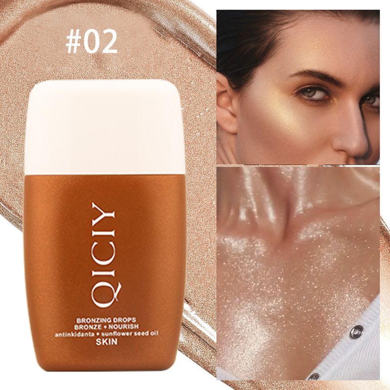 QICIY Highlighter Contour Liquid - Hydrating Lightweight Skin Tone Perfecting Cosmetic Liquid_voghion.com