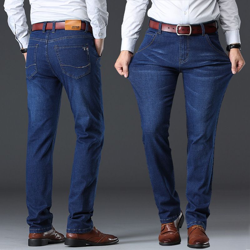 Herrenbekleidung Plus Size Herbst Übergroße Dad High Waist Fat Hose_voghion.com